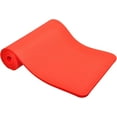 thumbnail image 6 of YEXJ 1-Inch Extra Thick High Density Anti-Tear Exercise Yoga Mat with Carrying Strap,Red, 6 of 7