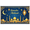 4A, variant on Ramadan Themed Decorative Background with Golden Mosques Crescent Moons Stars and Lanterns Banner Party Supplies for Ramadan Celebrations Family Gatherings Community Events Islamic Festivities
