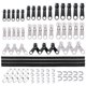 thumbnail image 1 of Kit de reparación de cremalleras (87 piezas) para ropa, chaquetas, bolsos, equipaje, mochilas y accesorios., 1 of 5