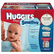 HUGGIES - Gentle Care Sensitive Wipes, 312 count