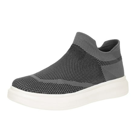 

GNEIKDEING Runing Breathable Woemen SlipOn Men Mesh Outdoor Shoes Sneakers Couples Sports Women s Sneakers Gift on Clearance