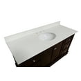 thumbnail image 4 of Bella 60" Single Bathroom Vanity with Chocolate Cabinet and Quartz Top, 4 of 6