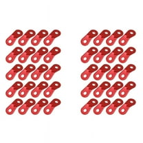 40PCS Aluminum Alloy Rope Tensioner Tent Guyline Cord Adjuster Dual Holes Wind Rope Tent Buckle Ultralight Tent Stakes