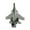 Grey, variant on Zxpjkyu 1/100 Fighter Model Realistic Kids Toy Desktop Decoration Airplane Model Display Yellow