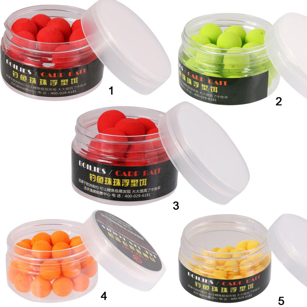 17mm Boilies Floating Fishing Lure Carp Baits Beads Feeder Strawberry Flavor