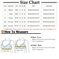 thumbnail image 2 of YWDJ Bras for Women Half Cup Front Closure Comfortable Bras Wirefree Bras Wide Strap Full Coverage Push up Wrap Sleep Bras Padded Plus Size Lace Comfortable Bras Solid Comfy Bras Khaki M, 2 of 2