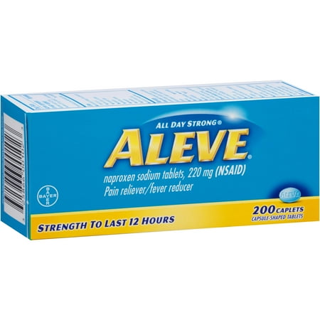 Aleve Analgésique / Fièvre Réducteur naproxène sodique Caplets, 220mg, 220 count