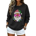 thumbnail image 3 of jehdhy Christmas Sweatshirts for Women Fashion Loose Casual Crewneck Long Sleeve Cute Pullover Fall Winter Graphic Tops, 3 of 6