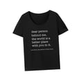 thumbnail image 1 of Camiseta para mujer con cuello redondo, camiseta clásica de ajuste regular, camiseta básica ligera para uso diario, trabajo, playa S, 1 of 8