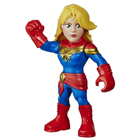 Hasbro Playskool Mega Mighties Marvel Super Hero Adventures Captain Marvel Action Figure (10.5")