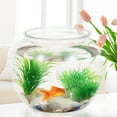 thumbnail image 5 of Milisten Plastic Fish Bowl Small Fish Tank Desktop Fish Tank Clear Round Fish Bowl, 5 of 5