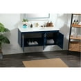 thumbnail image 4 of Elegant Decor Penn 48" MDF Single Bathroom Vanity with Backsplash in Blue, 4 of 10