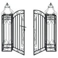 thumbnail image 3 of vidaXL Ornamental Garden Gate Wrought Iron 48"x8.1"x39.4", 3 of 5