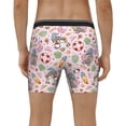 thumbnail image 4 of Salouo Hello Summer With Gnome Pattern Men's Boxer Briefs, Soft & Breathable Underwear Elastic Waistband Briefs for Men,1-Pack, 4 of 7