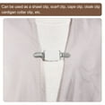 thumbnail image 6 of 2 Pack Dress Cinch Clips, Tightener Dress Back Cinch Clip（White）, 6 of 6