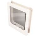 thumbnail image 1 of Puerta con solapa para mascotas, cerradura magnética, 4 modos, puerta automática silenciosa para gatos, jaula para mascotas, 1 of 12