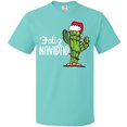 thumbnail image 3 of Inktastic Feliz Navidad Christmas Cactus in Santa Hat T-Shirt, 3 of 5