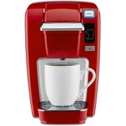 Keurig K15 Coffee Maker, Single Serve K-Cup Pod Coffee Brewer, 6 to 10 Oz. Brew Sizes, Chili Red