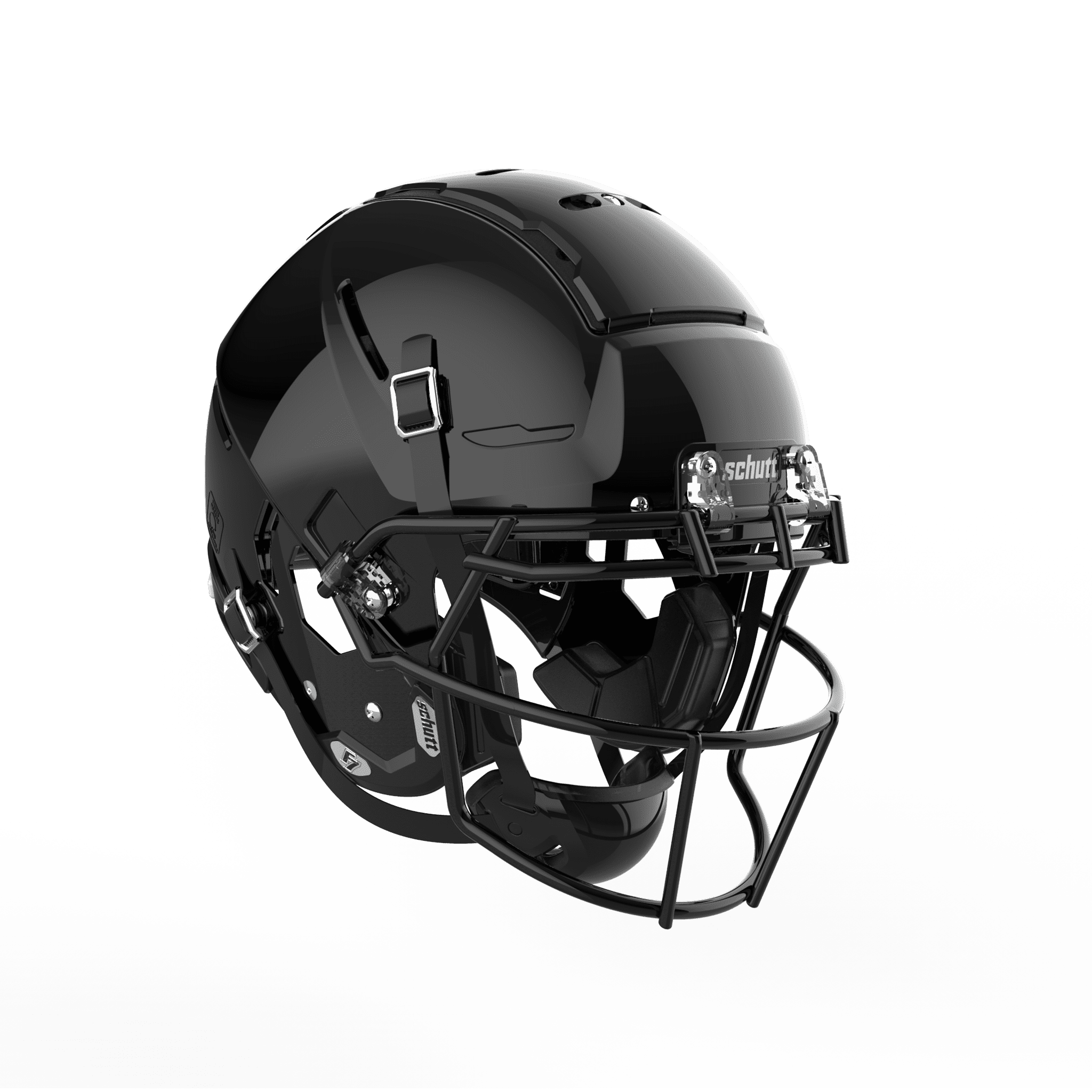 schutt ネイビー　メガネフェイス Schutt F7 2.0 Adult Football Helmet, Size Large, Matte Navy