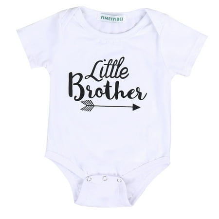 ITFABS Sister Brother Clothes, Brother Letter Romper, Sister Printed T ...