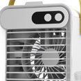 thumbnail image 2 of Admirador USB Desk Cooler Aire acondicionado Ventilador 5V 2400mAh Humidificador Ventilador eléctrico (Blanco) Wdftyju Libre de BPA, 2 of 3