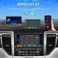 thumbnail image 3 of Dual Din Car Radio 7-Inch HD Screen Bluetooth Hands-Free Kit Mp5 Player for Carplay Wireless Standard, 3 of 5