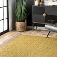 thumbnail image 6 of nuLOOM Eleonora Casual Jute Yellow 6' x 9' Farmhouse Area Rug, 6 of 9