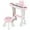 Pink+ White, variant on Topbuy Electronic Kids Piano Toy 37 Keys Piano Keyboard with Detachable Legs Adjustable Microphone & Music Stand Pink