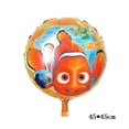 thumbnail image 5 of juego de globos de látex con forma de pez Buscando a Nemo, juguetes con globos de aire marino, pancarta con temática hawaiana, suministros para fiesta de cumpleaños, 5 of 5