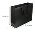 thumbnail image 4 of Black Gift Bags with Handles for Party Favors Birthday Presents Storage Use 6pcs, 4 of 6