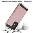 thumbnail image 3 of GSA Slim Brushed Hybrid Case for Samsung Galaxy A53 5G - Rose Gold/Black, 3 of 3