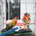thumbnail image 3 of CNKOO Parrot Chew Toys Safe Bird Hanging Bite Wooden Blocks Cage Fun Toy for Most Birds, 3 of 7