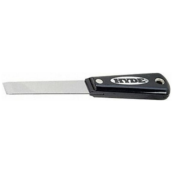 Hyde Putty Knife,Straight,Carbon Steel,3/4"W 02205