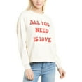 thumbnail image 1 of Wildfox All You Need is Love Sommers Sweatshirt Vanilla ( S ), 1 of 2