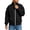Black, variant on Cethrio Boys Full Zip Sweatshirts Size 14-16, Fleece-lined Stand Collar Casual Long Sleeve Fall Jackets with Pockets Gray