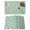 Turquoise, variant on Autumn Leaf Placemats Set of 4, Green Maple Fallen Leaves Solid Color Placemats for Dining Table, Place Mats for Kitchen Tabletop, Waterproof Wipeable Dining Table Mats Set