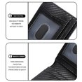 thumbnail image 2 of AMZER RFID Leather Wallet and Credit Card Holder for Use With AirTag - Carbon Fiber, 2 of 6