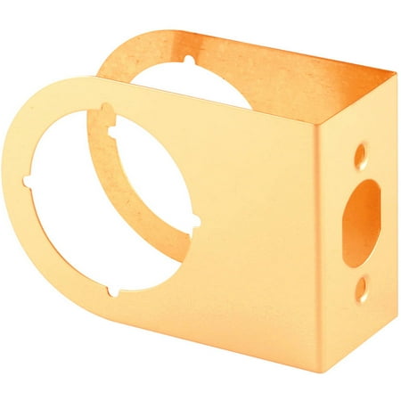 Prime Line U10261 Solid Brass Lock And Door Reinforcer Walmart Com