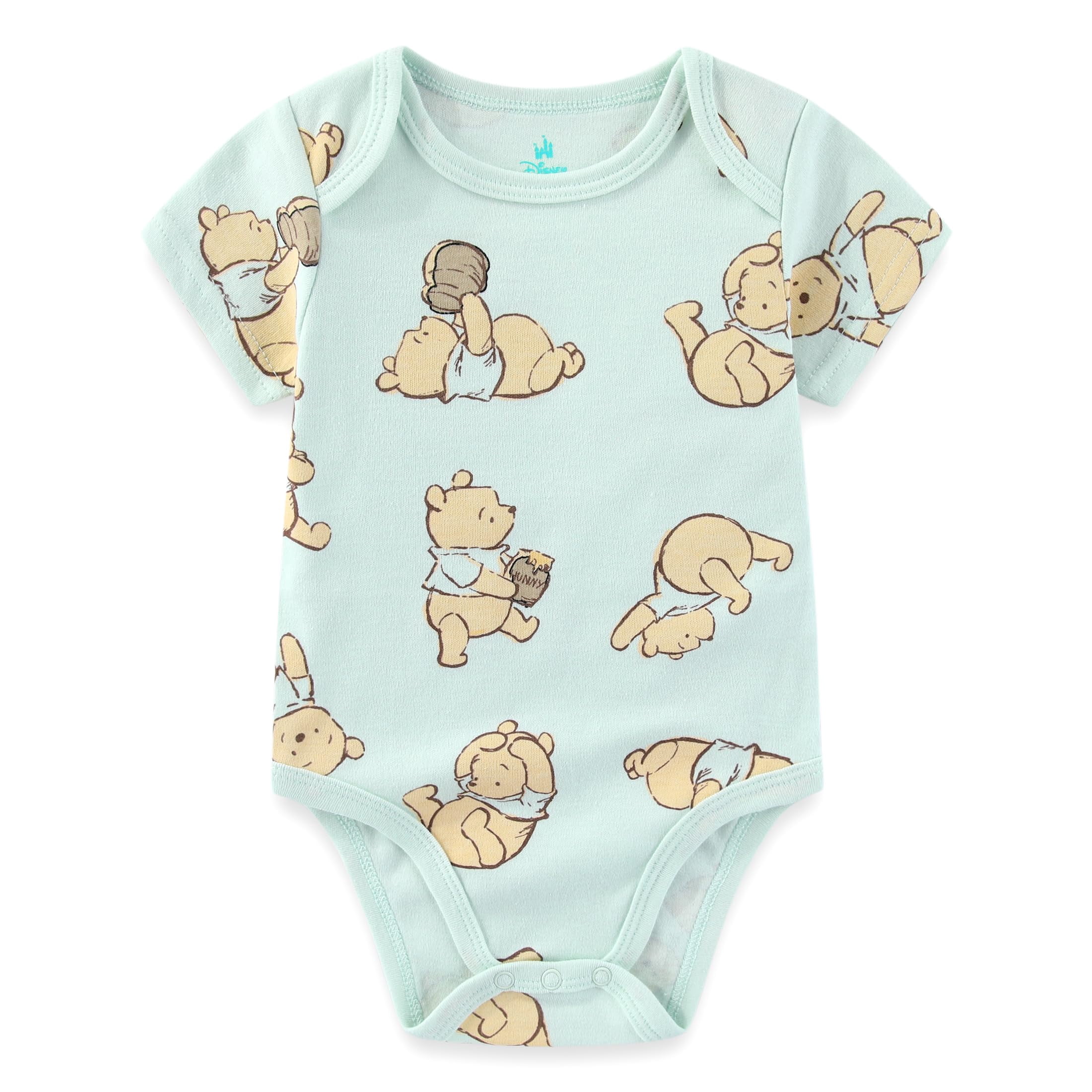 Disney Winnie the Pooh Bodysuit Creeper (Baby Boys), 3 Pack, Sizes 3M-12M