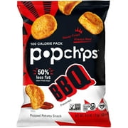 Popchips Popped Potato Snack, 100 Calorie Pack, BBQ Flavored, 0.8 oz Bag