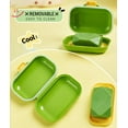 thumbnail image 6 of YYhl Travel Soap Case, Leakproof Soap Box with Lid, Bar Soap Holder Draining Soap Dishes for Traveling Bathroom, Shower, Gym, School, Camping, Vacation, Outdoor, 6 of 7