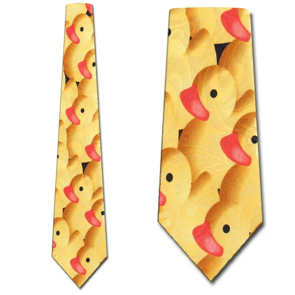 Rubber Duckies Necktie Mens Tie