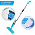 thumbnail image 3 of Microfiber Spray Mops Pads, Microfiber Cleaning Pads For Spray Mops And Washable Reveal Mops, 42 X 14 Cm, 3 Pieces, 3 of 5