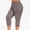 B43 Gray womens leggings clearance under $5, variant on Leggings for Women under $5! Cagogo Capri Leggings for Women Plus Size High Waisted Knee Length Cropped Pants Athletic Gym Workout Hollow Out Casual Summer Butt Lift Yoga Pants