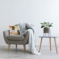 thumbnail image 3 of Stupell Industries Retro Blocked Mid Century Modern Squares Design by Daphne Polselli Throw Pillow, 3 of 6