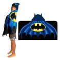 thumbnail image 1 of Toalla con capucha Franco Batman Kids de felpa suave de algodón, 1 of 6