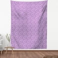 thumbnail image 4 of Ambesonne Nature Fabric by the Yard Upholstery, Minimalist Trees Flowers Art, 10 Yards, Violet and White, 4 of 5