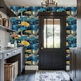 thumbnail image 6 of Peel and Stick Wallpaper Glowing Mushroom Forest Fantasy Mysterious Atmosphere Wall Mural 17.7in x 9.8ft Self Adhesive Removable Wall Paper Renter Friendly Wallpaper for Nursery Bedroom, 6 of 8