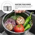 thumbnail image 2 of HLONK Multi-use Vegetable Steamer Stainless Steel Steaming Basket For Vegetable Dumpling, 2 of 10