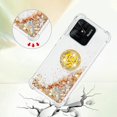 thumbnail image 3 of Funda para Xiaomi Redmi 10C con Brillo Líquido Flotante, Purpurina, Parachoques y Anillo Giratorio Soporte, 3 of 5